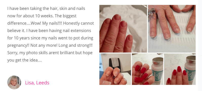 Lisa's review of Siren's hair skin and nail capsules